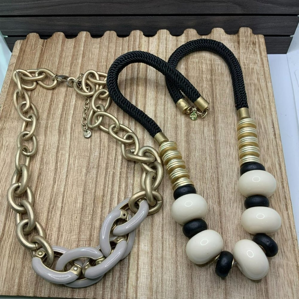 Loft Statement Bundle Necklaces (2) - image 1